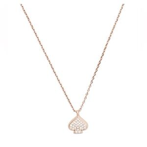 kate spade Rose Gold Pavé Everyday Spade Pendant Necklace